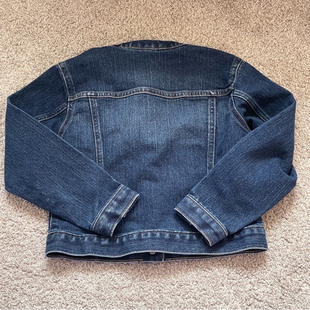 Lands' End Kids Blue Denim Jacket - Picture 6 of 6